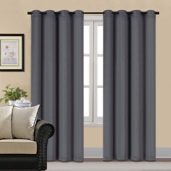 Premium Light Grey Velvet Curtains